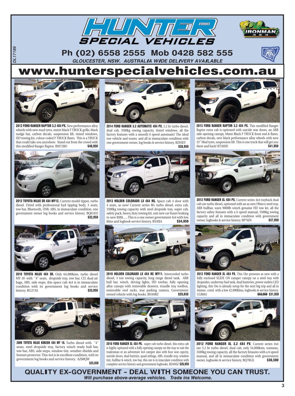 JUST 4X4S Preview Pages