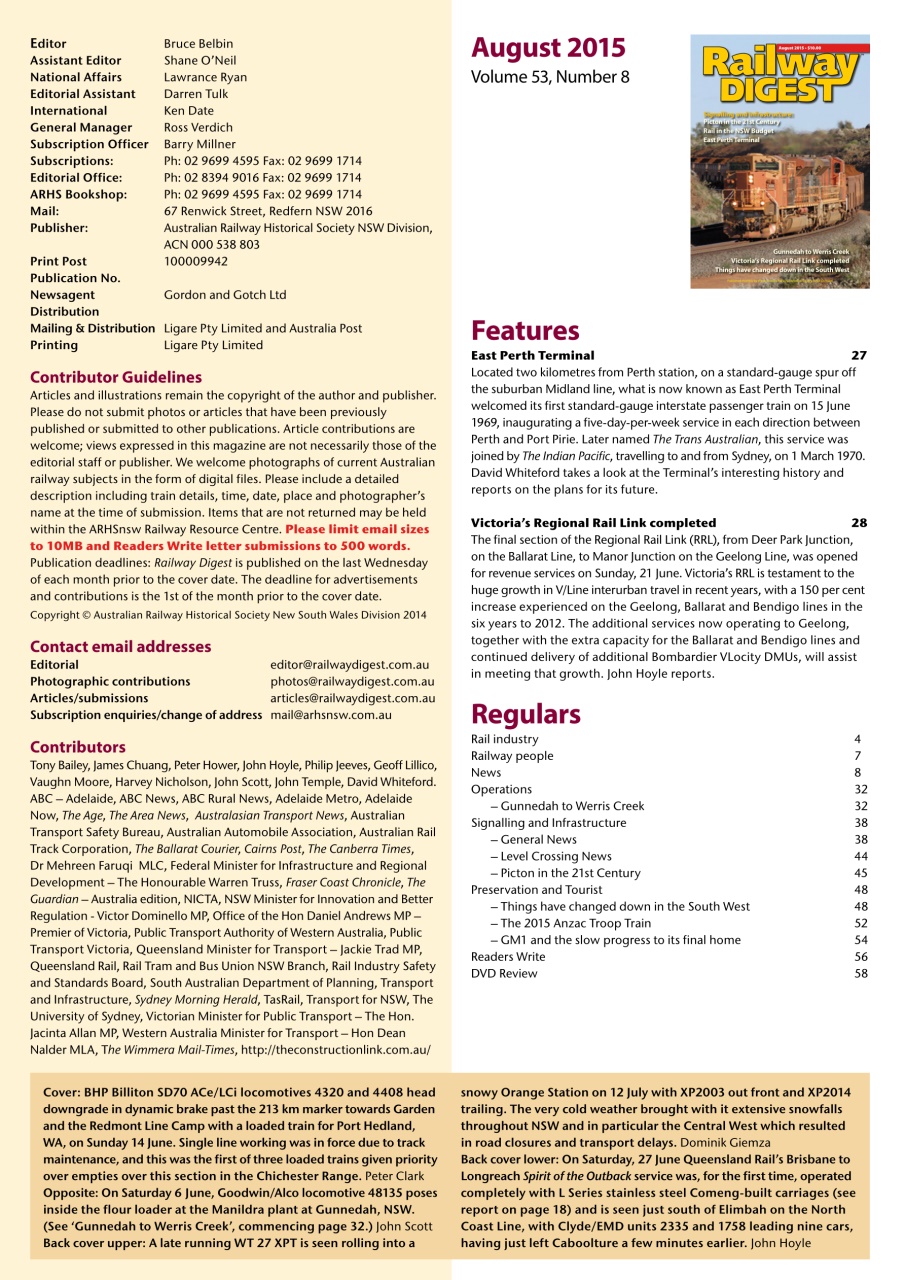 Railway Digest Preview Pages