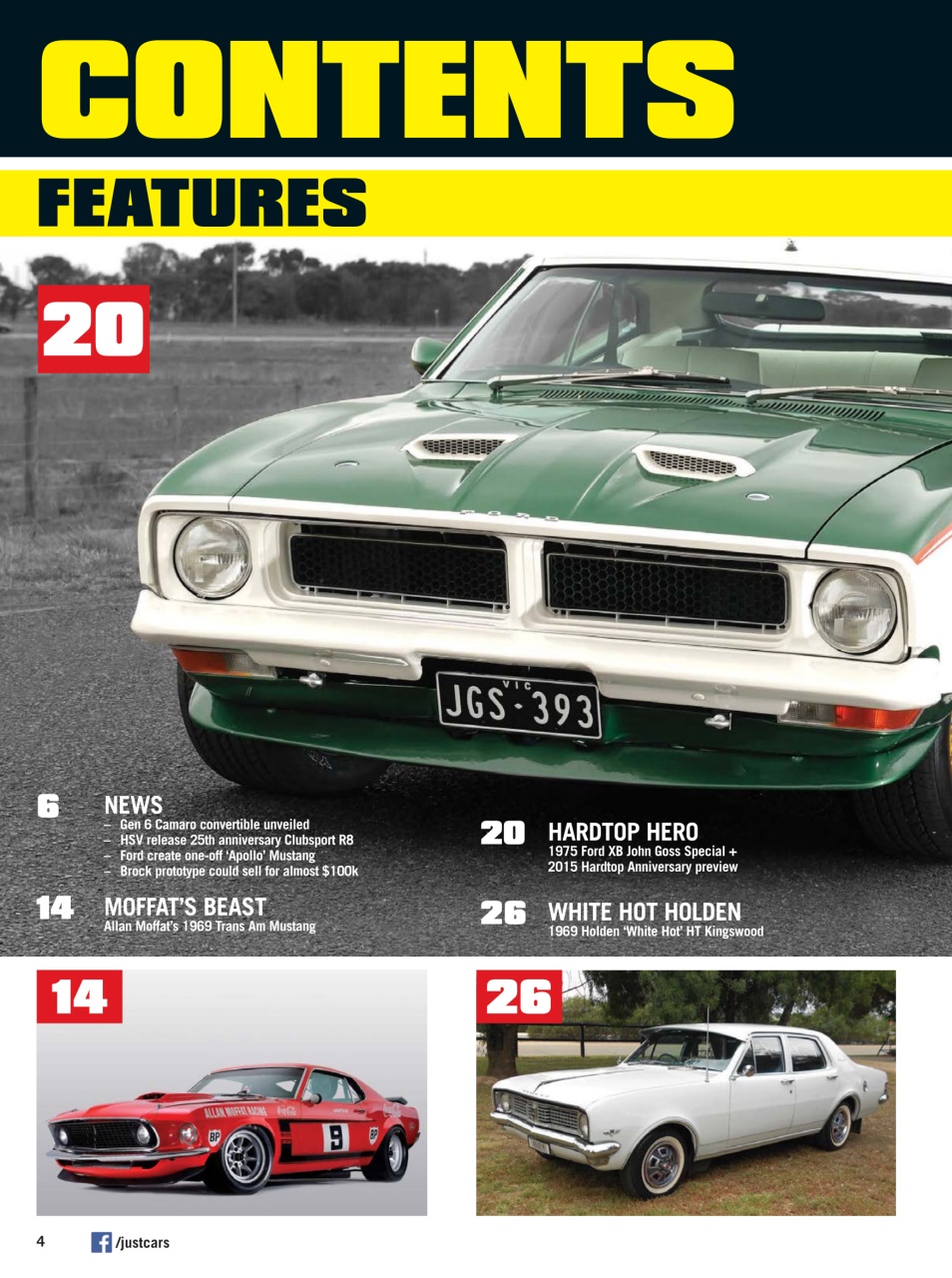 JUST CARS Preview Pages