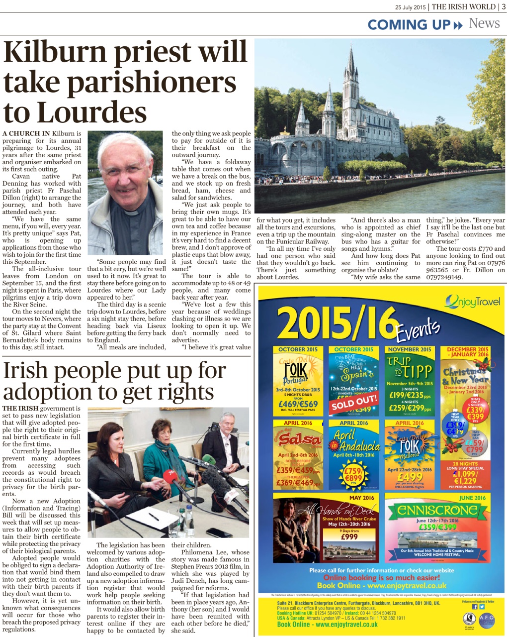 Irish World Preview Pages