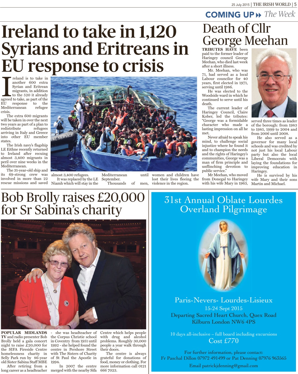 Irish World Preview Pages