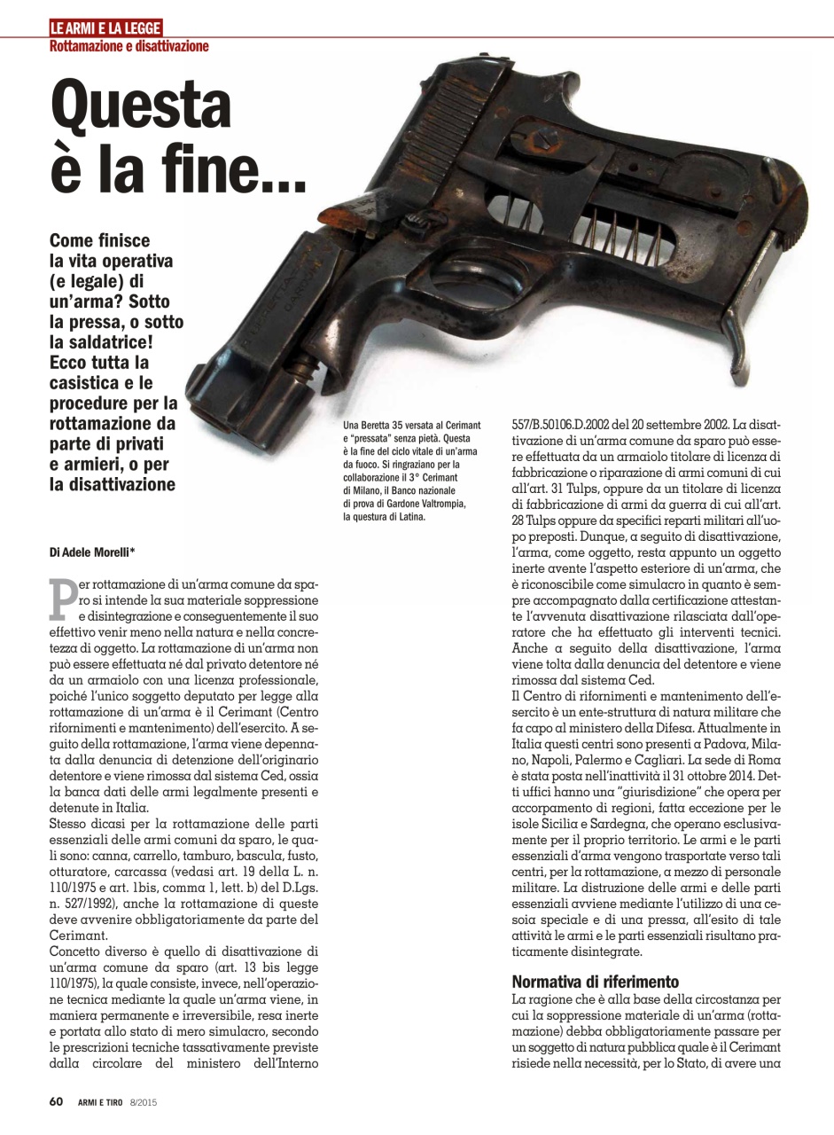 Armi E Tiro Preview Pages