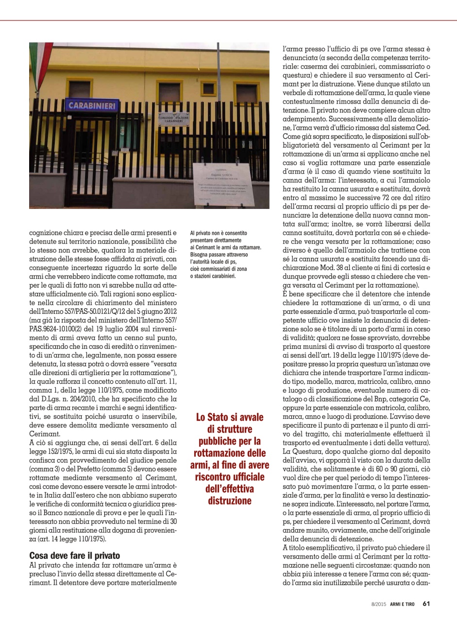 Armi E Tiro Preview Pages