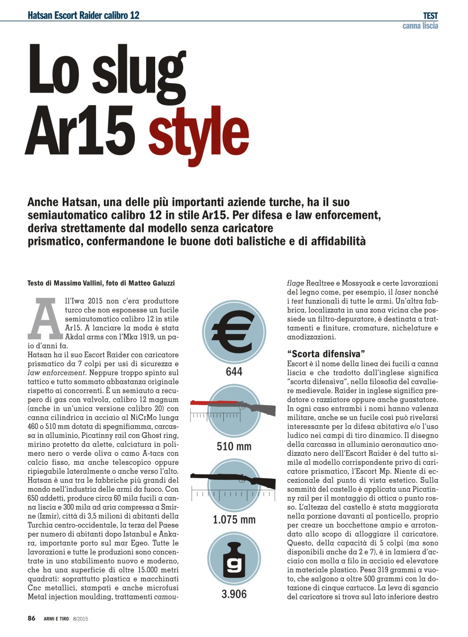 Armi E Tiro Preview Pages