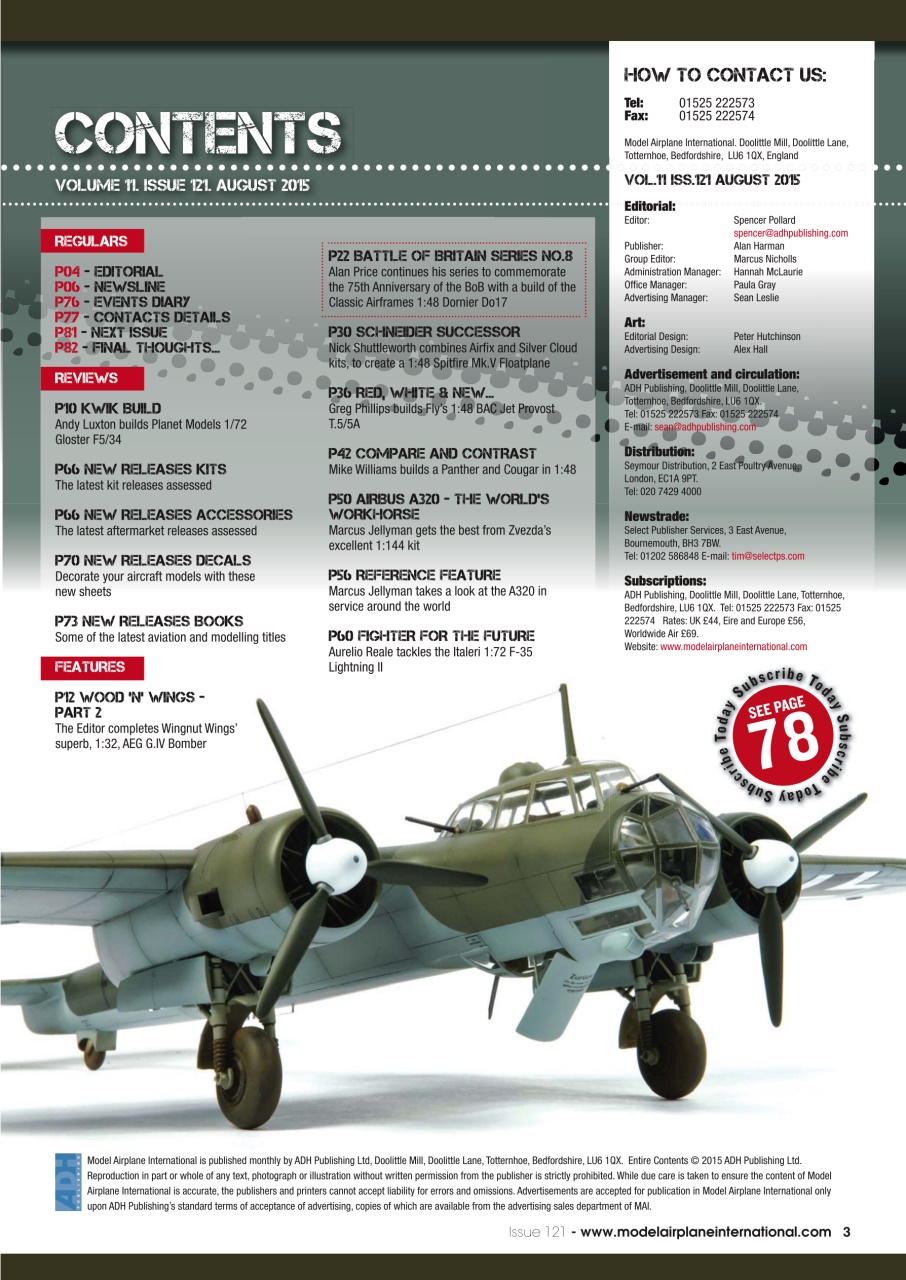 Model Airplane International Preview Pages