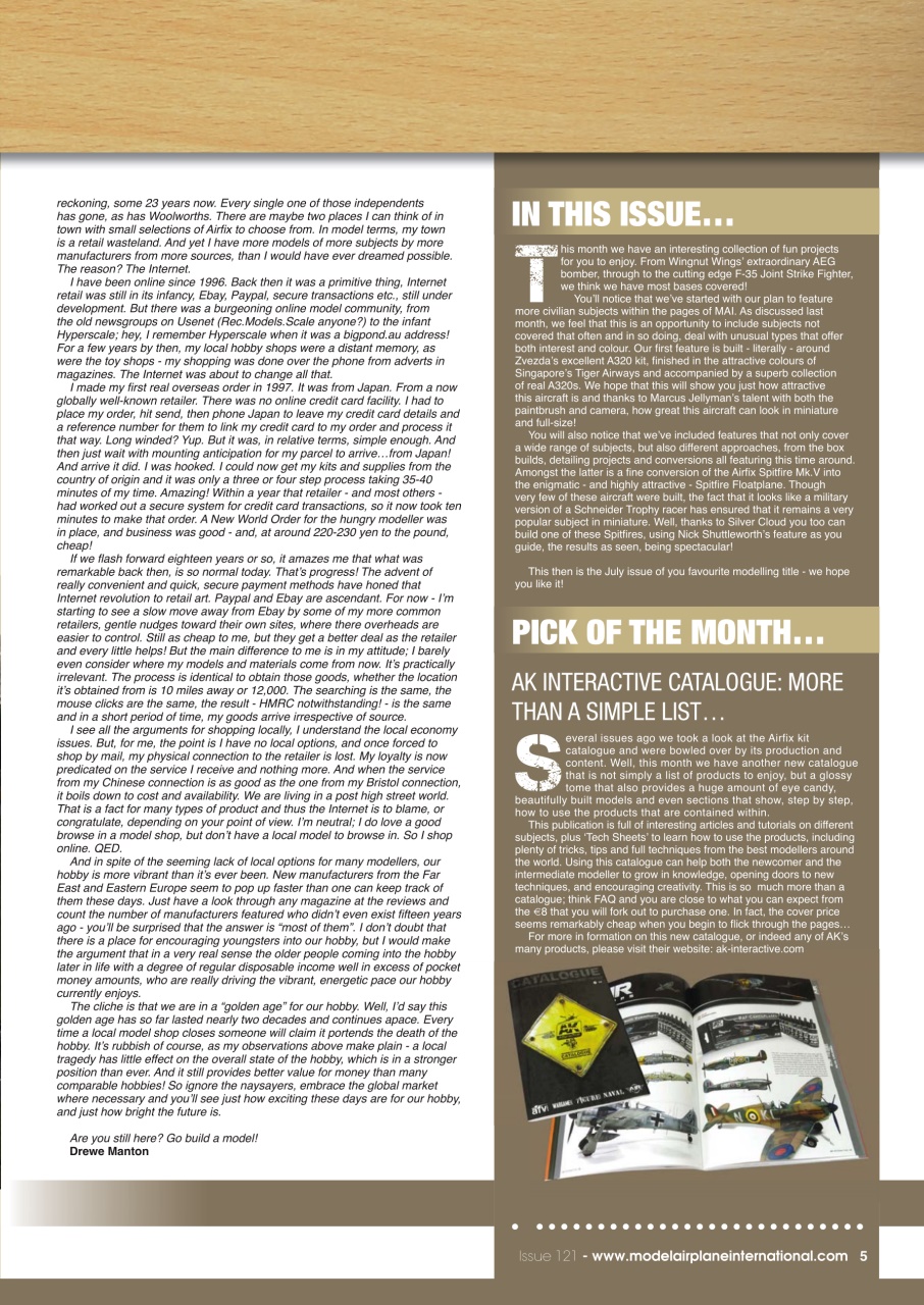 Model Airplane International Preview Pages