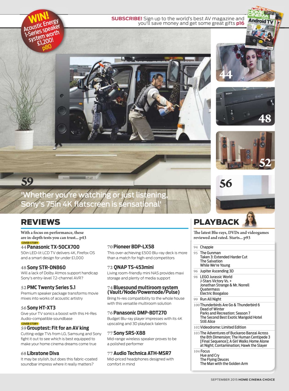 Home Cinema Choice Preview Pages