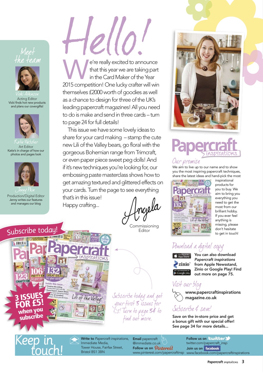 Papercraft Inspirations Preview Pages