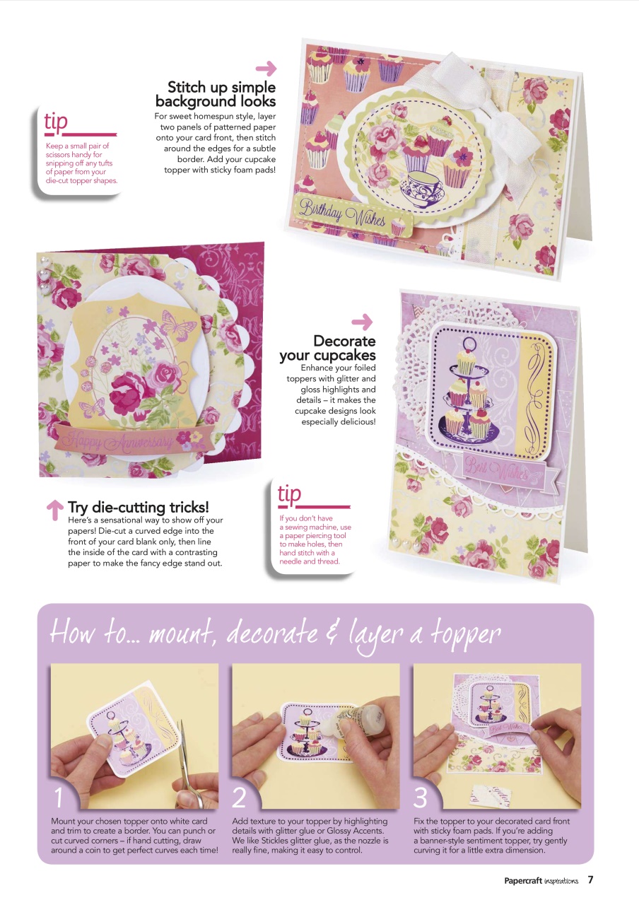 Papercraft Inspirations Preview Pages
