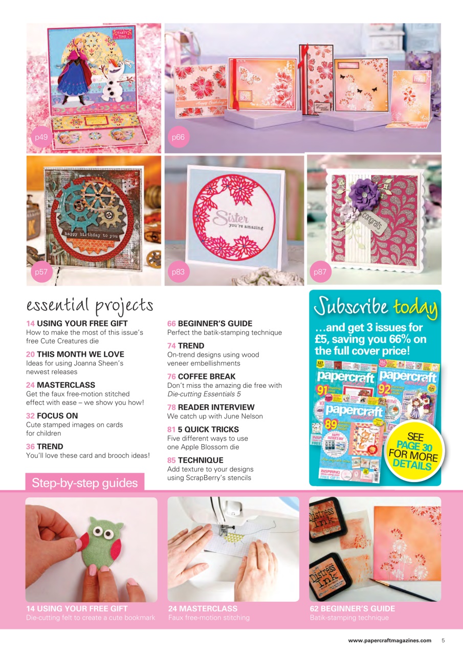 Papercraft Essentials Preview Pages