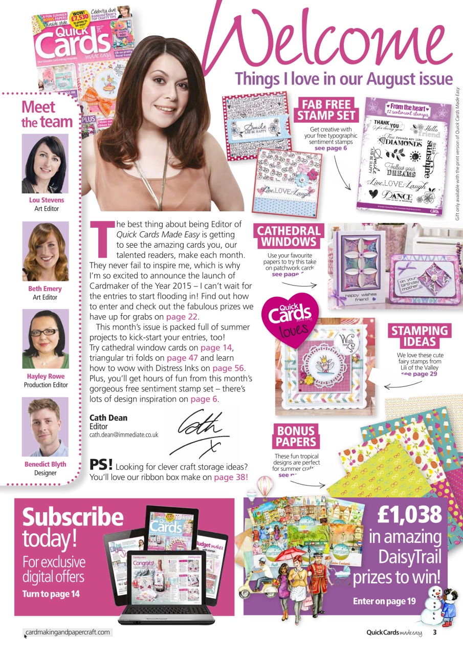 Quick Cards Made Easy Preview Pages