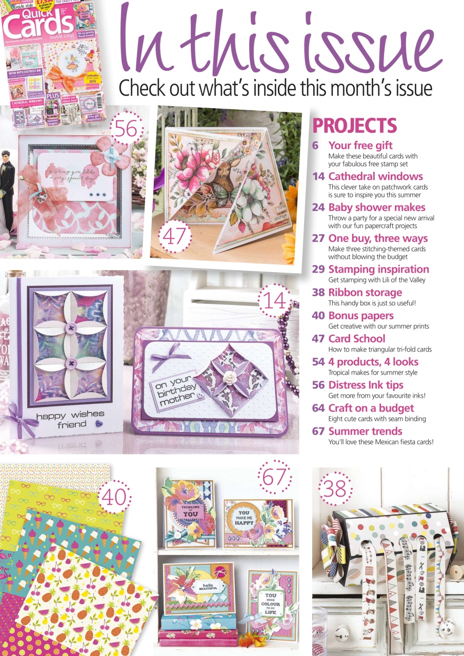 Quick Cards Made Easy Preview Pages