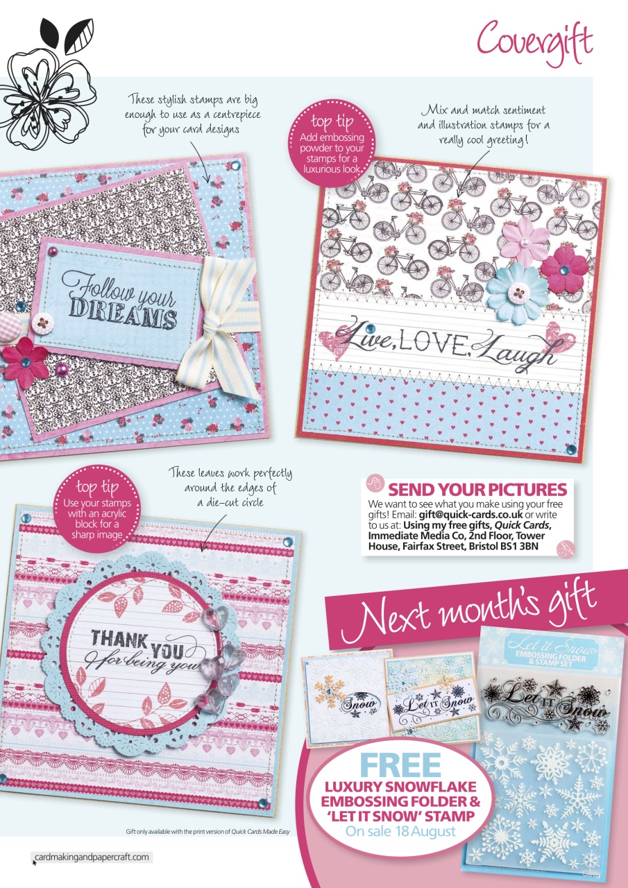 Quick Cards Made Easy Preview Pages