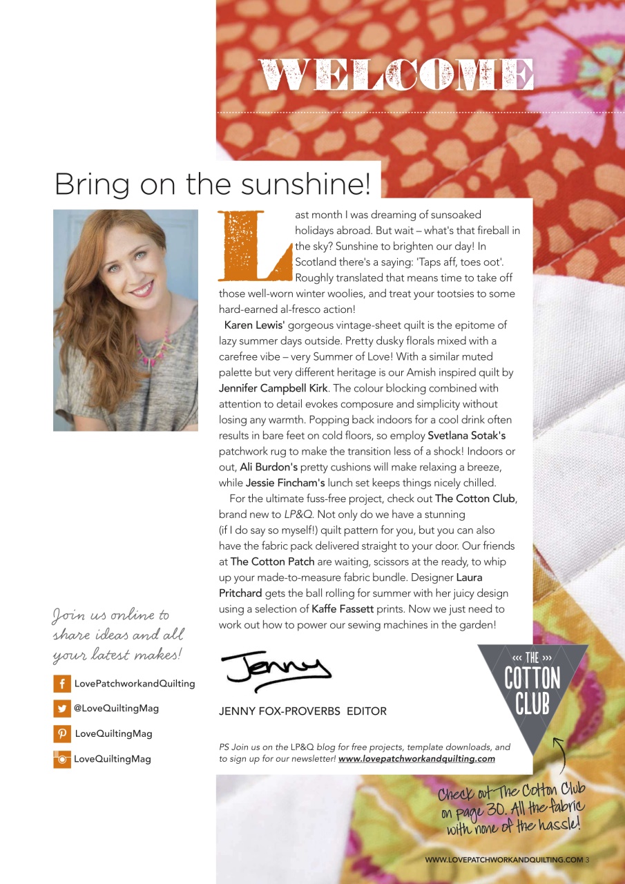 Love Patchwork & Quilting Preview Pages