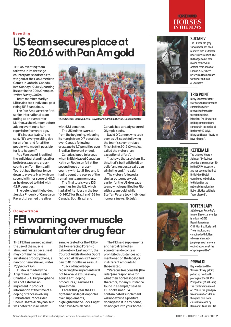 Horse & Hound Preview Pages