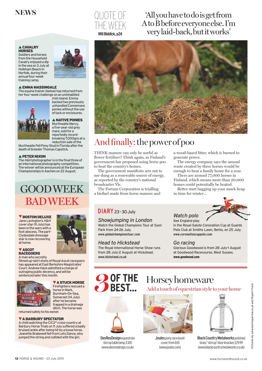 Horse & Hound Preview Pages