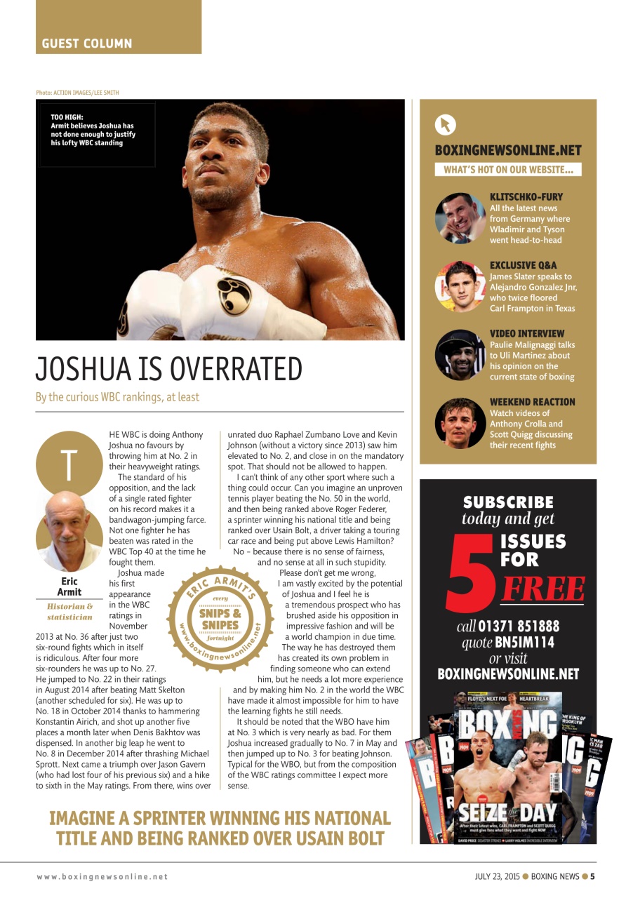 Boxing News Preview Pages