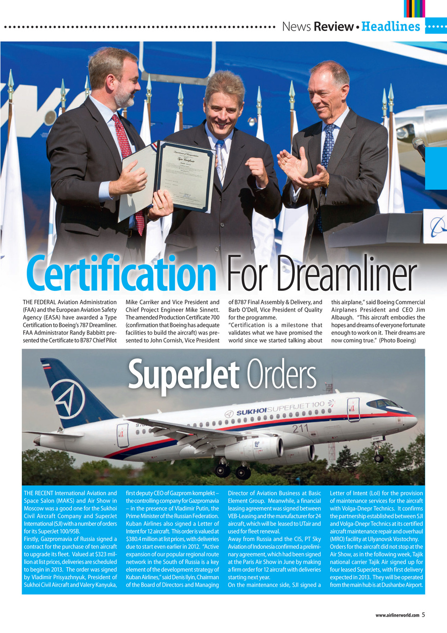 Airliner World Preview Pages
