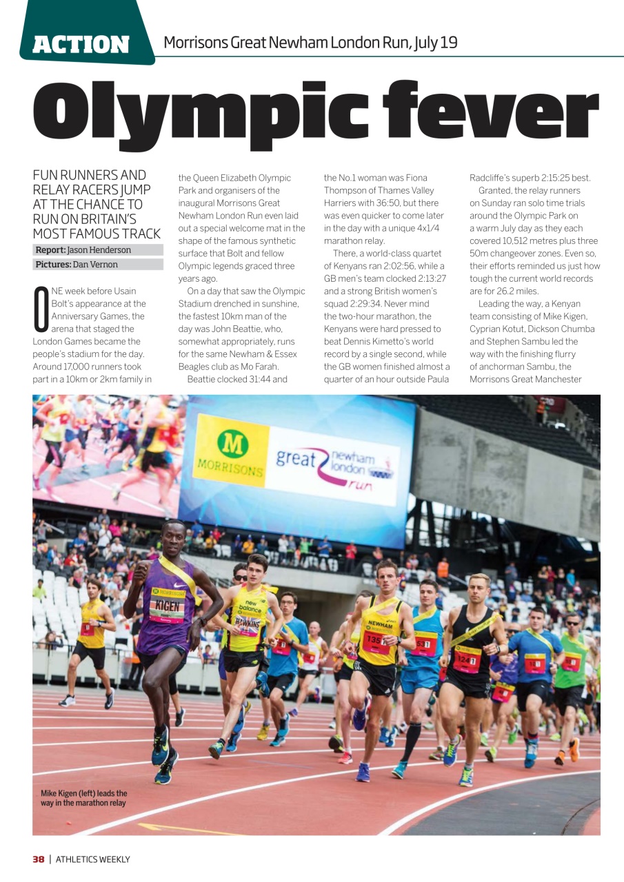 AW – Athletics Weekly Magazine Preview Pages