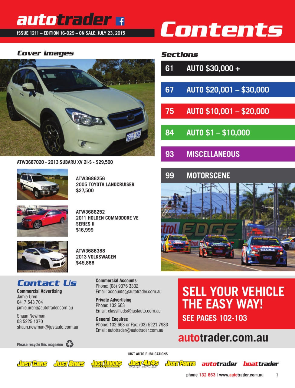 AutoTrader Preview Pages
