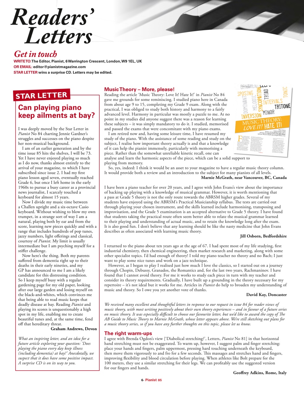 Pianist Preview Pages