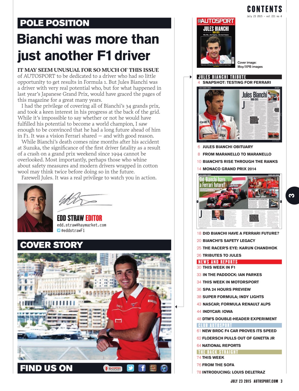 Autosport Preview Pages