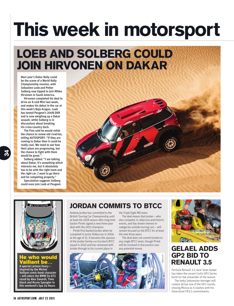 Autosport Preview Pages