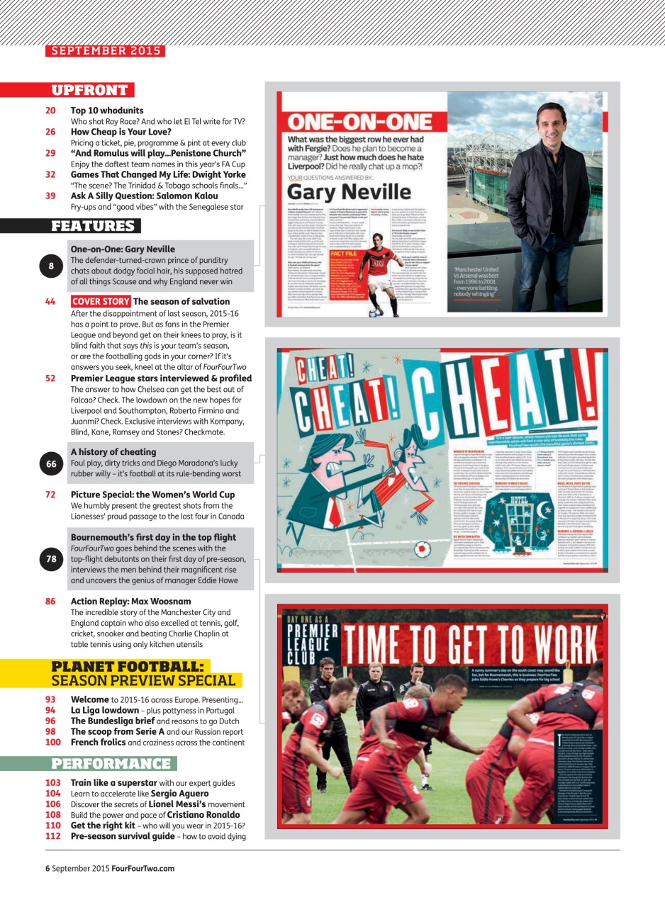 FourFourTwo Preview Pages