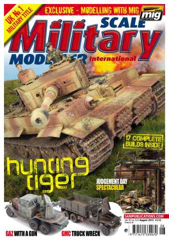Scale Aviation and Military Modeller International (M) issue SMMI Vol 45 Iss 533 August 2015