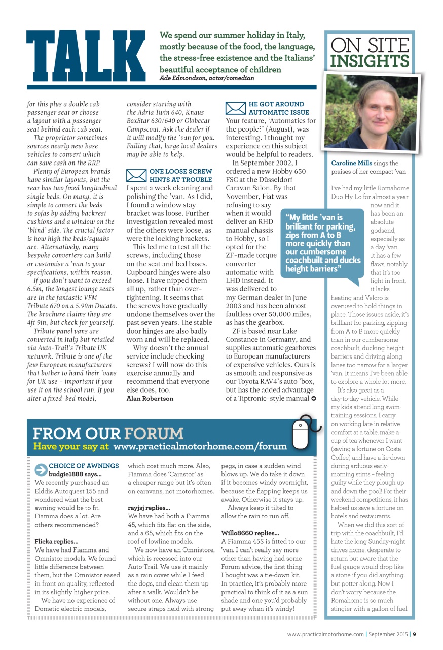 Practical Motorhome Preview Pages