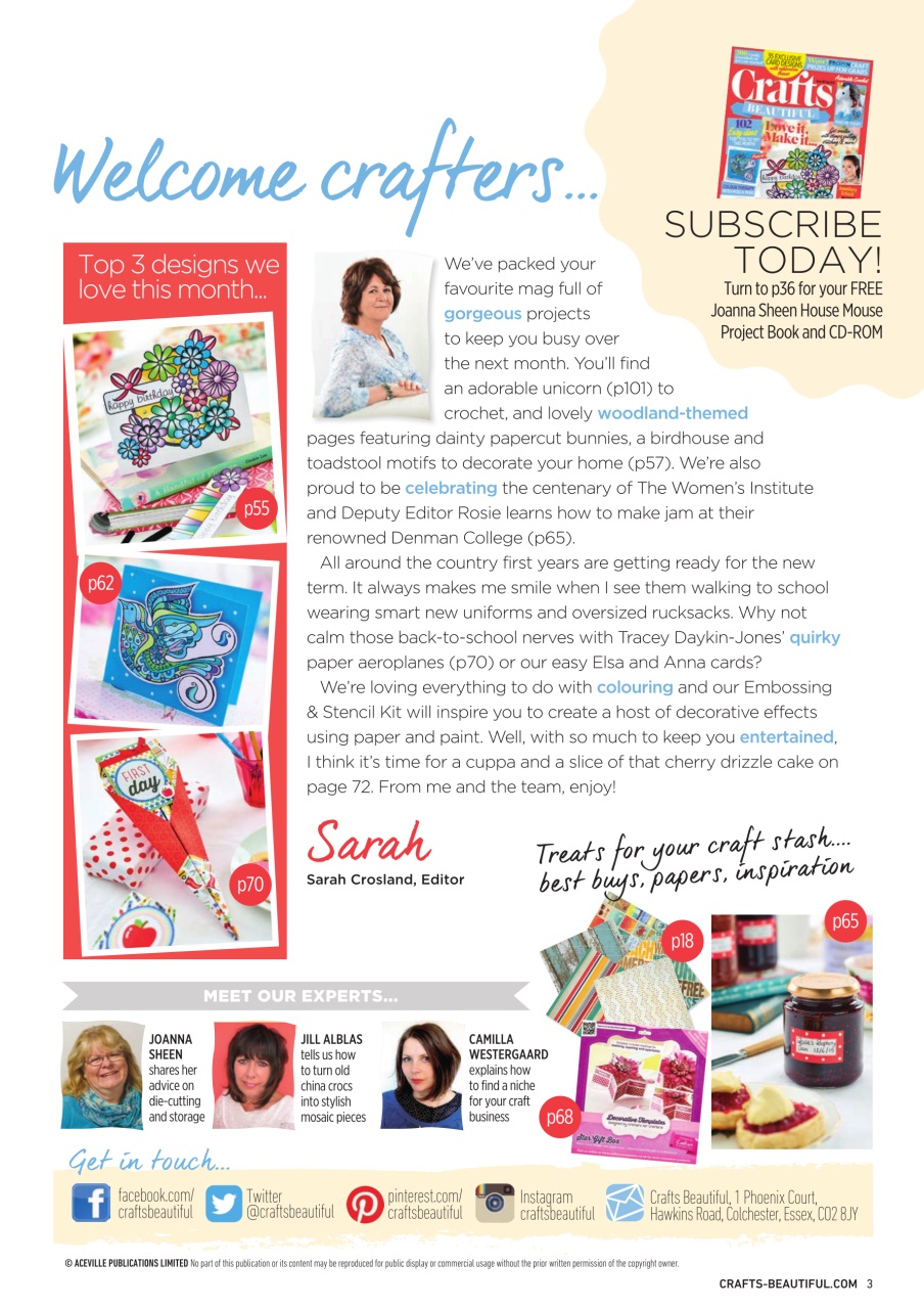 Crafts Beautiful Preview Pages