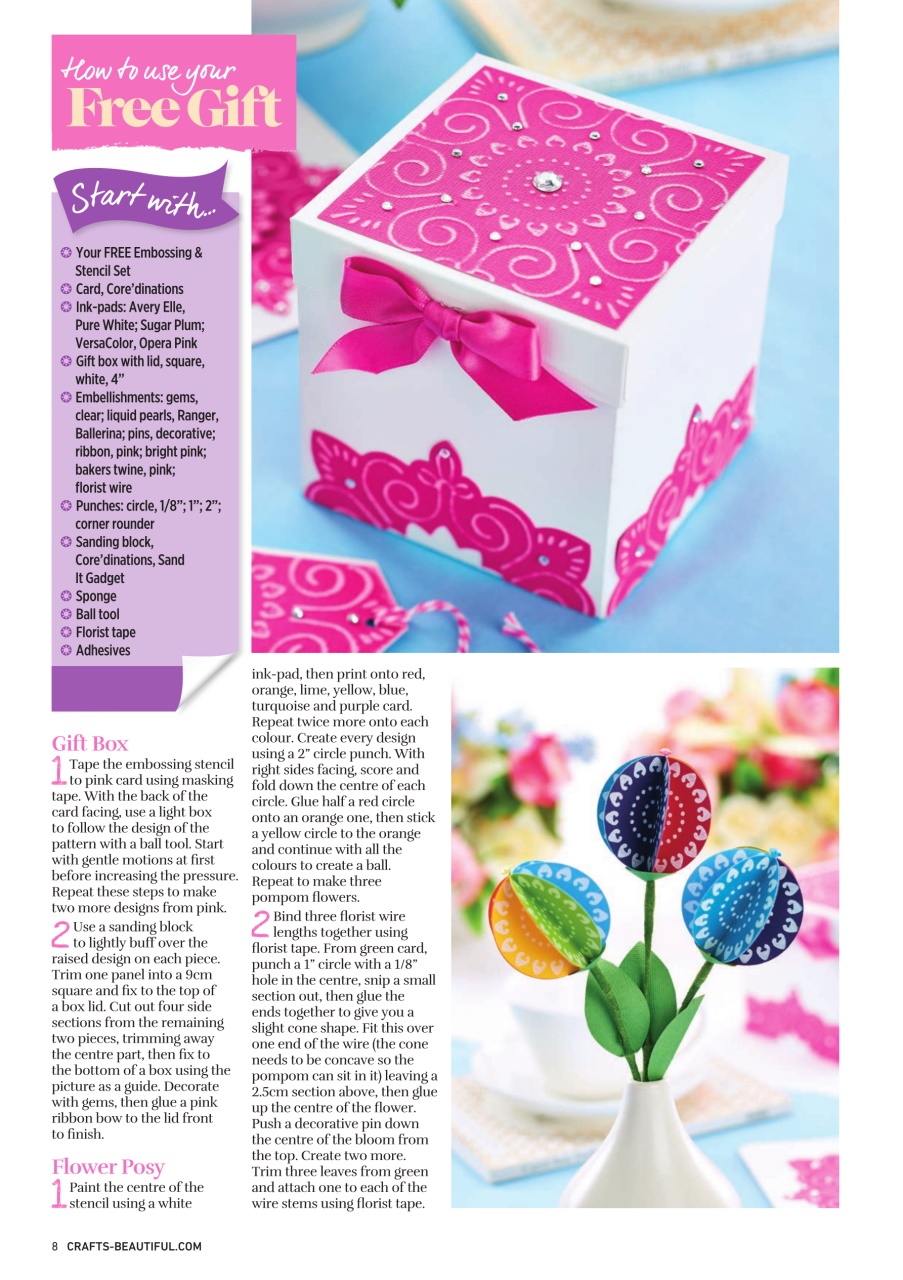 Crafts Beautiful Preview Pages