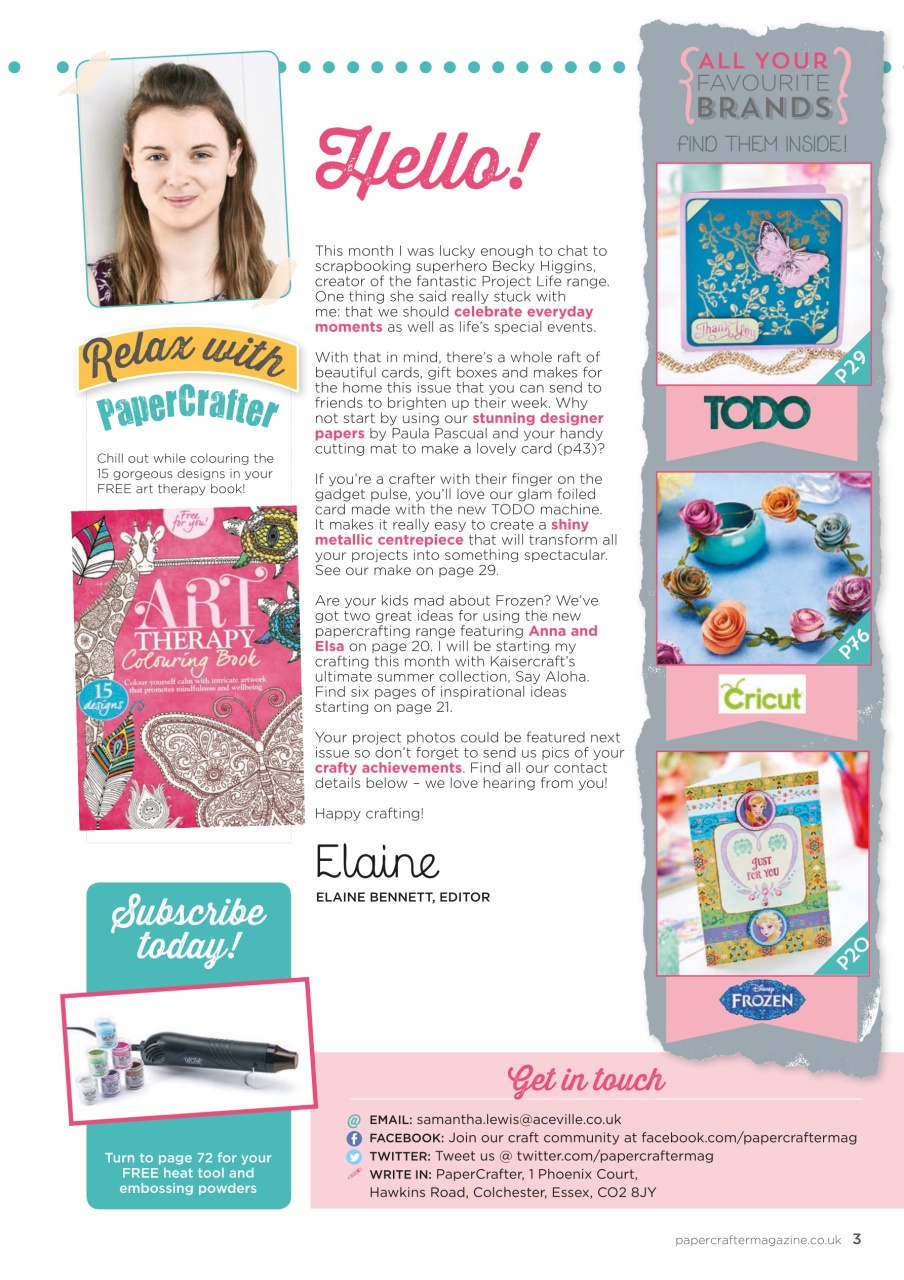 PaperCrafter Preview Pages