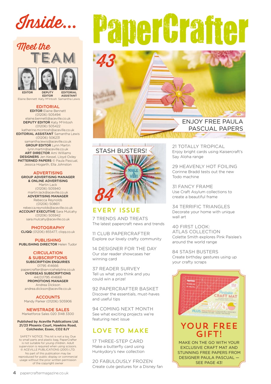 PaperCrafter Preview Pages