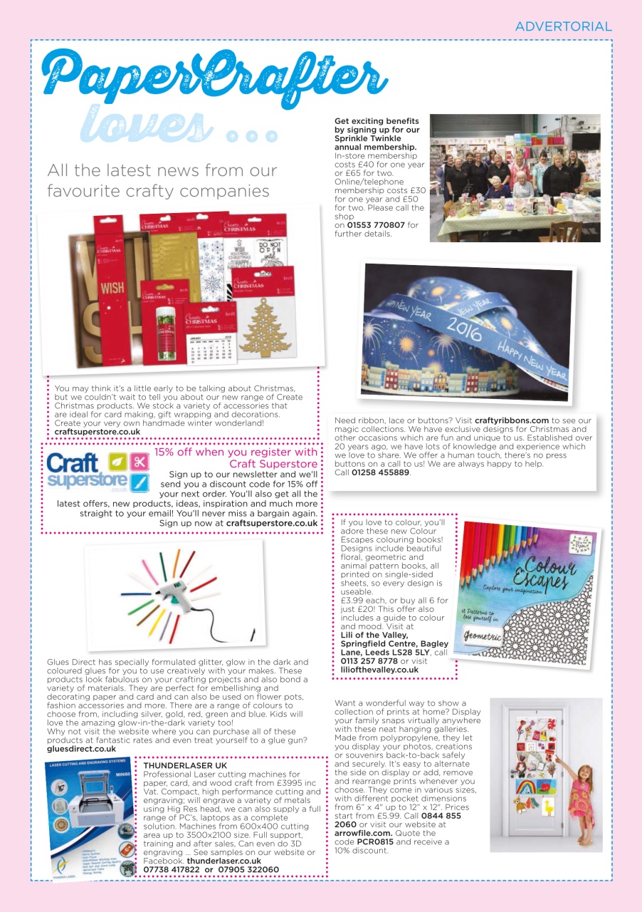 PaperCrafter Preview Pages