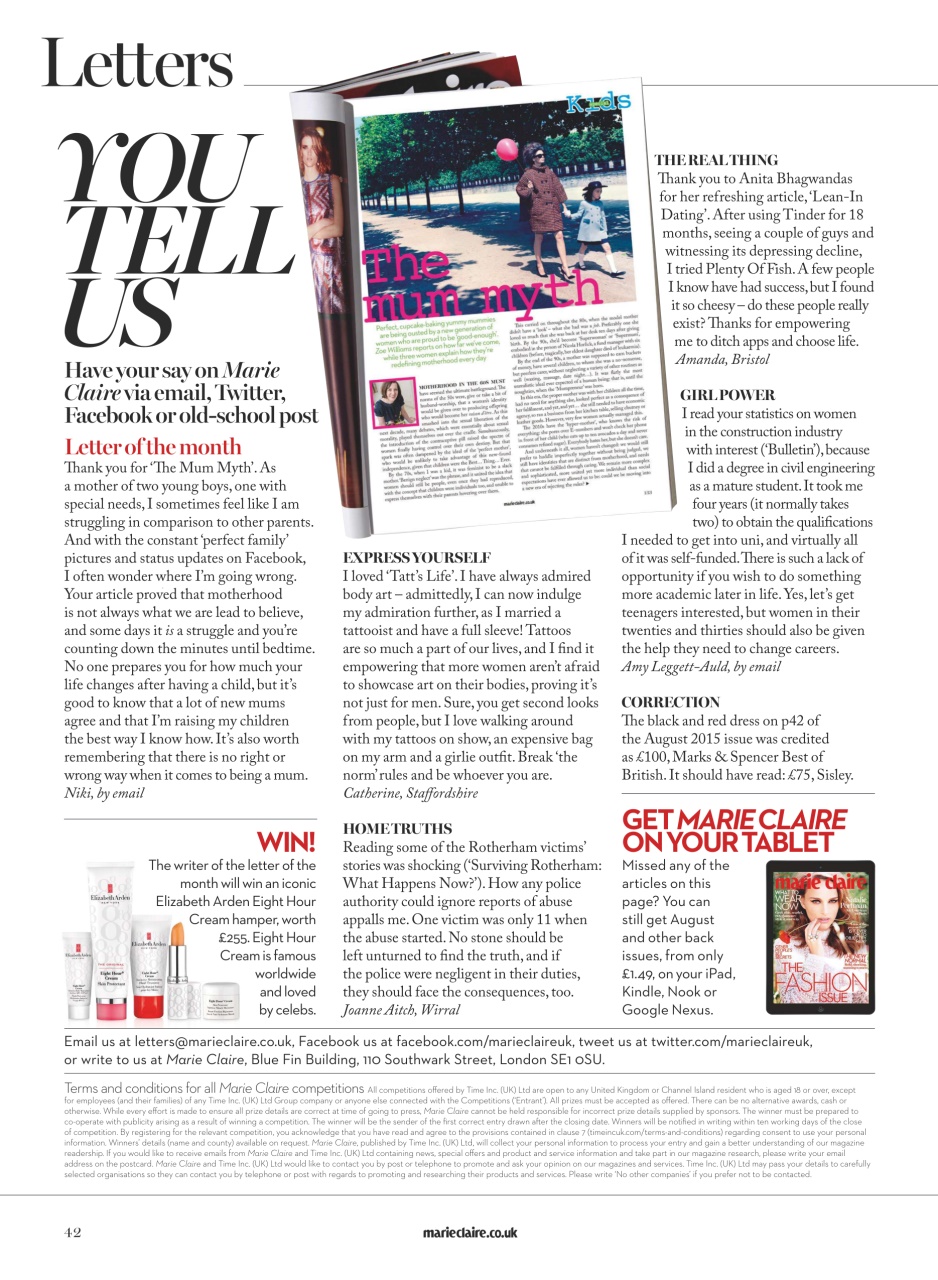 Marie Claire Preview Pages