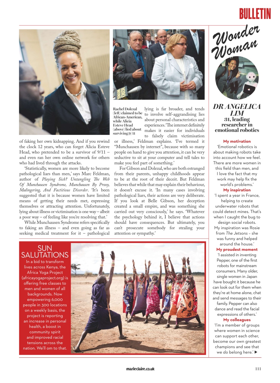 Marie Claire Preview Pages