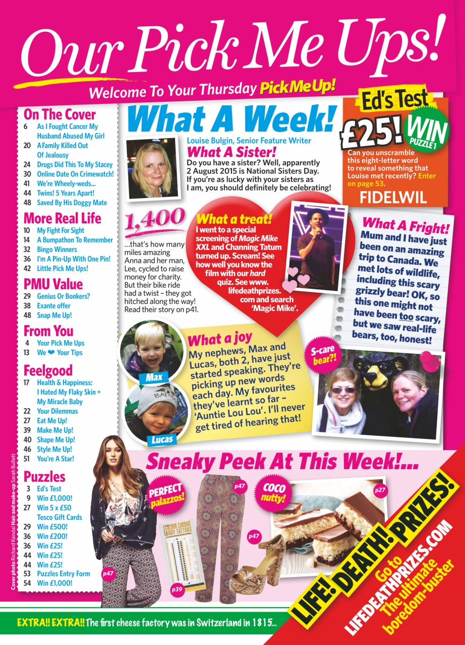 Pick Me Up Preview Pages