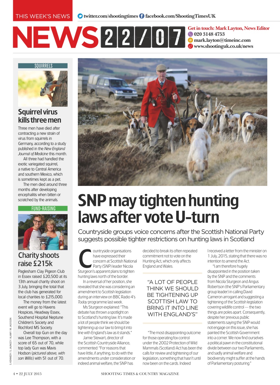 Shooting Times & Country Preview Pages