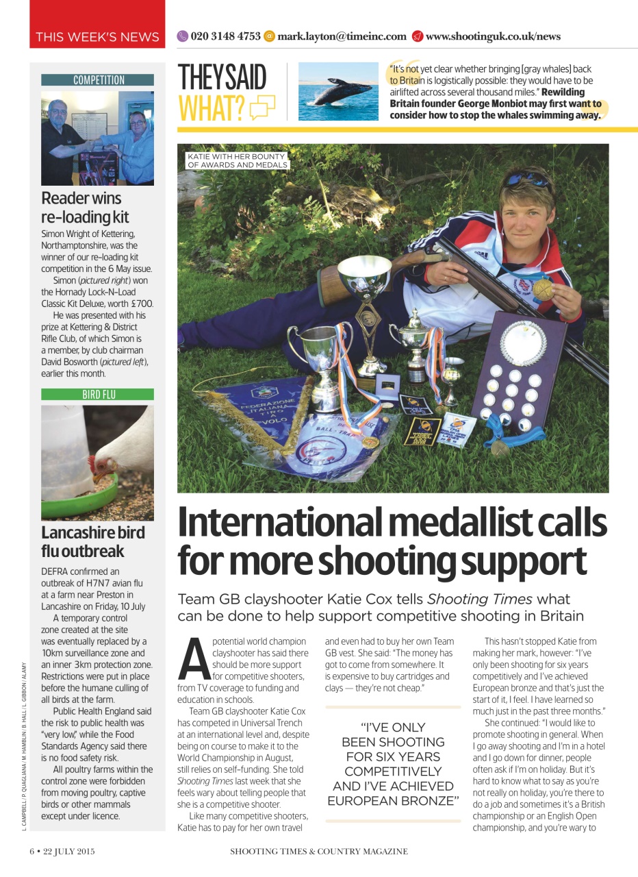 Shooting Times & Country Preview Pages