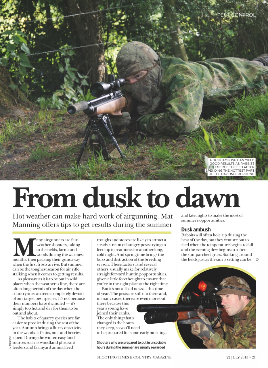 Shooting Times & Country Preview Pages