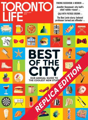 Toronto Life issue August 2015