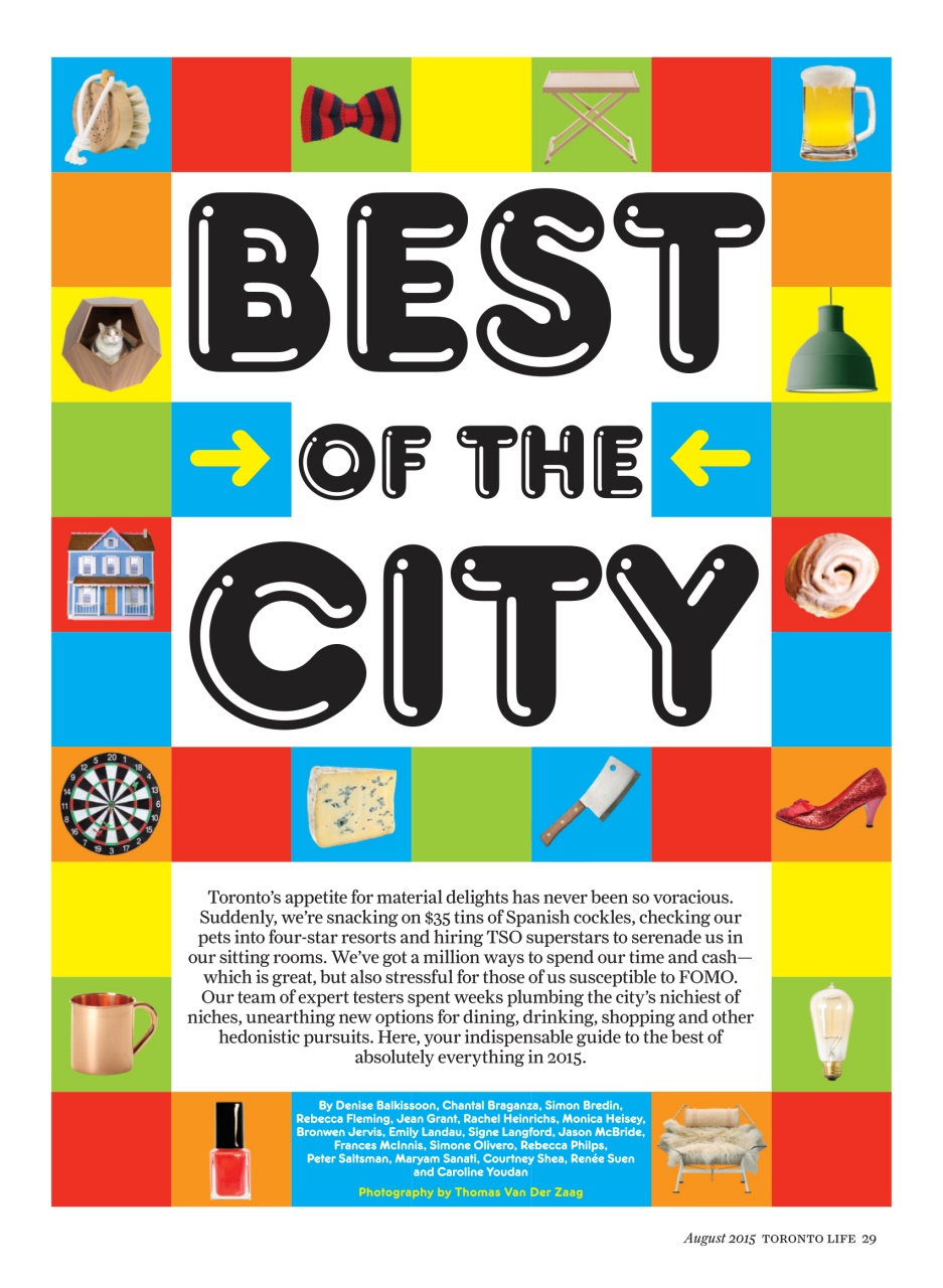 Toronto Life Preview Pages