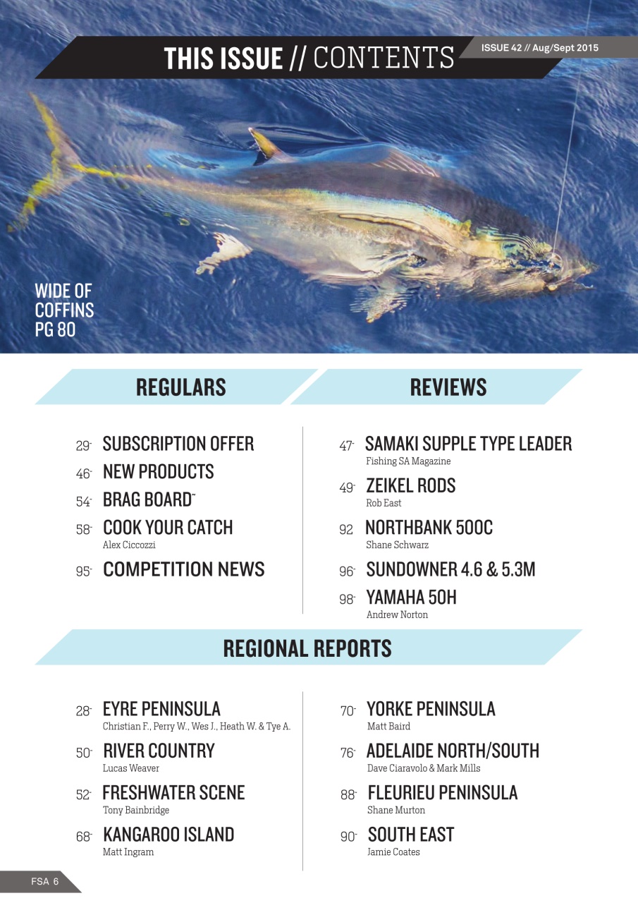 Fishing SA Preview Pages