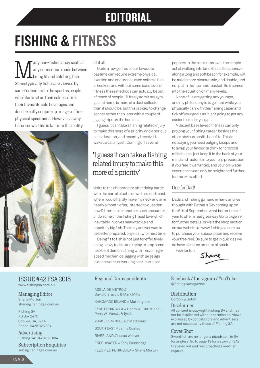 Fishing SA Preview Pages