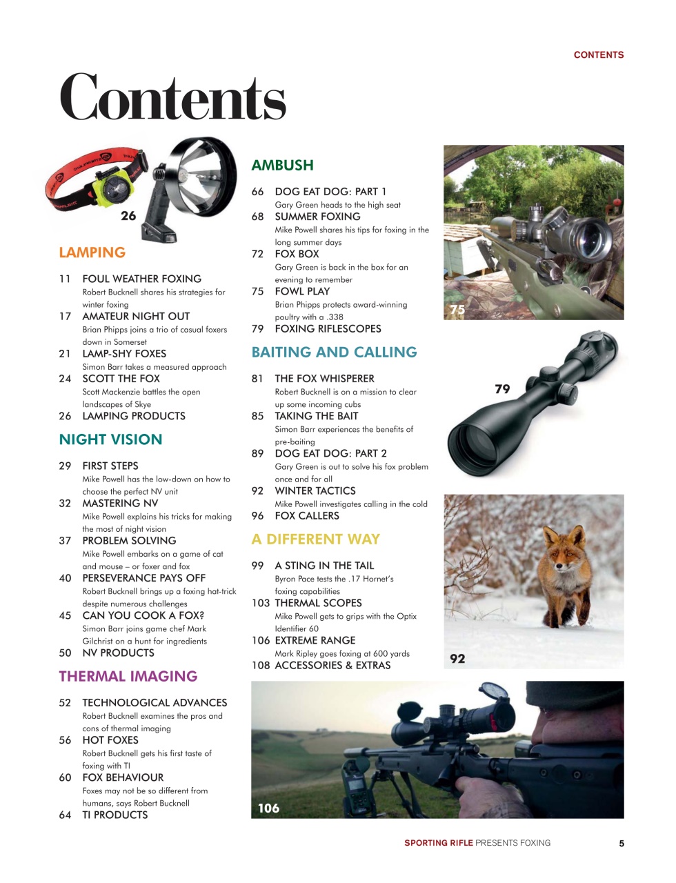 Sporting Rifle Preview Pages