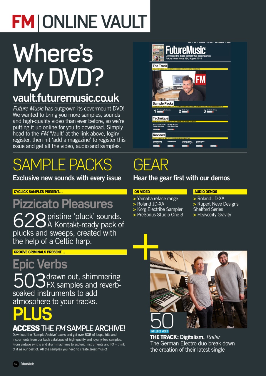 Future Music Preview Pages