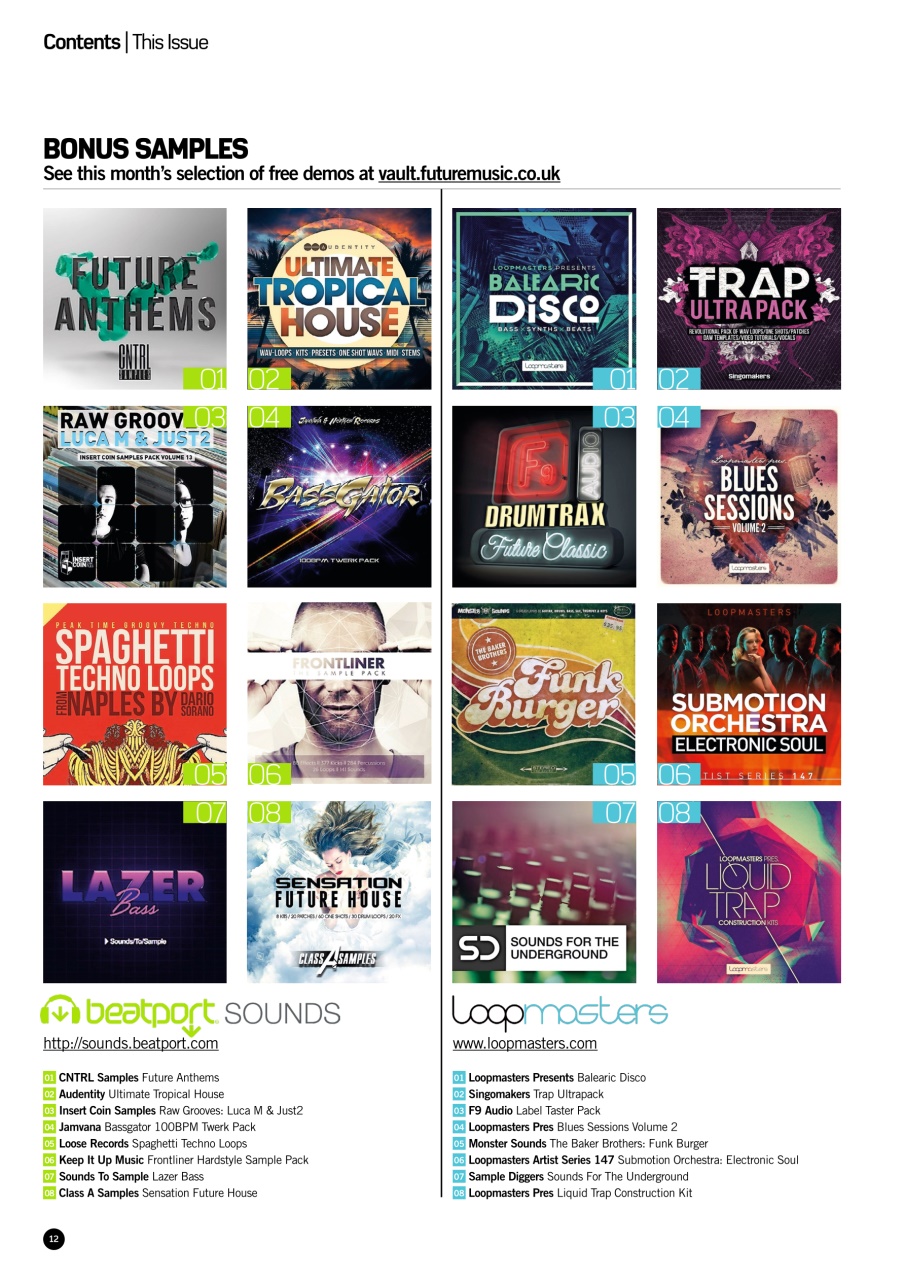 Future Music Preview Pages