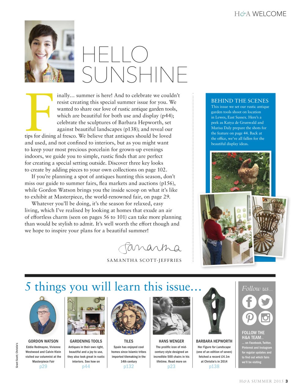 Homes & Antiques Magazine Preview Pages