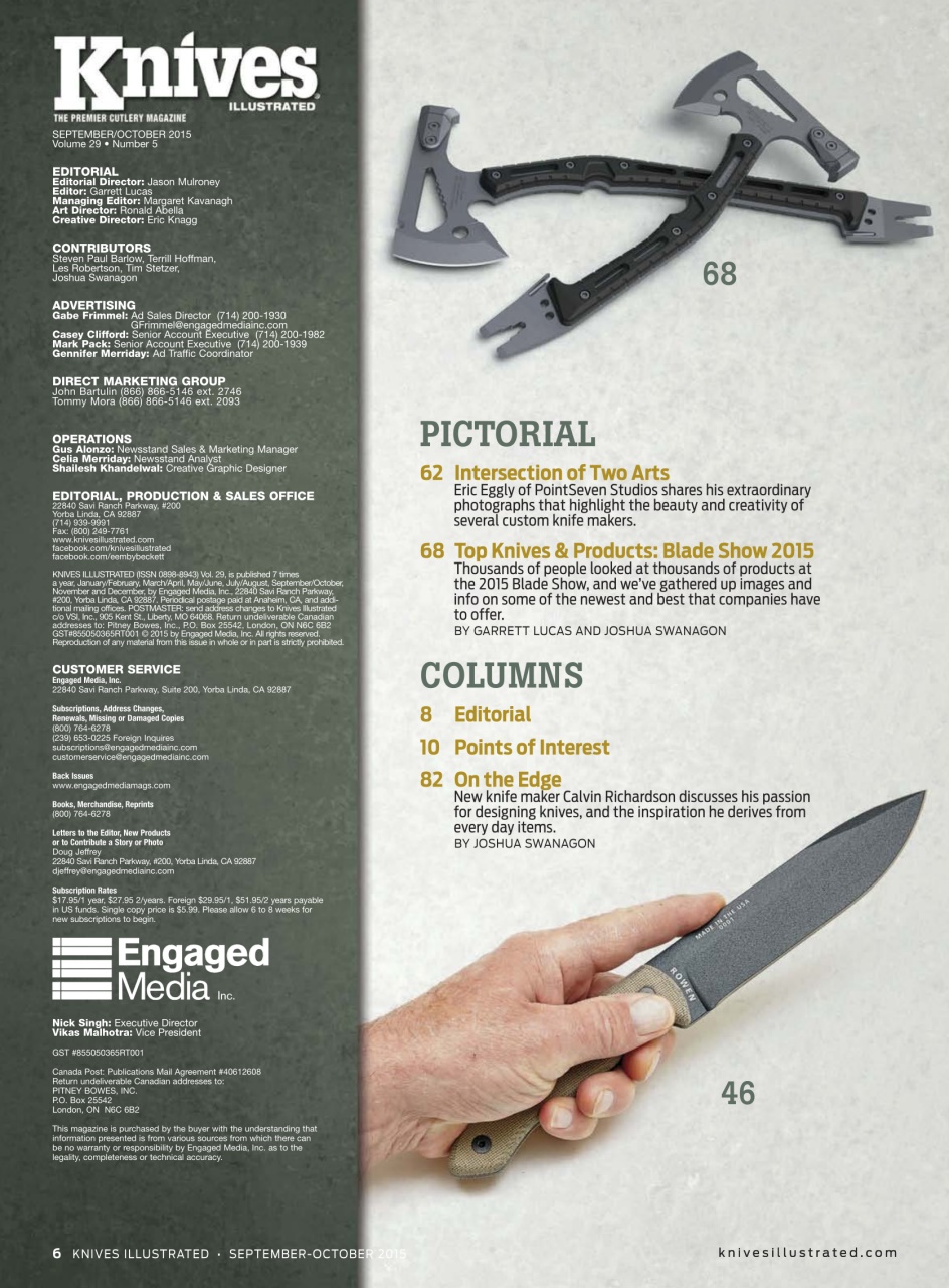 Knives Illustrated Preview Pages